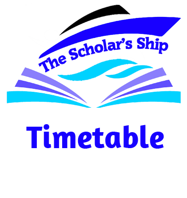 The Scholars Ship Timetable